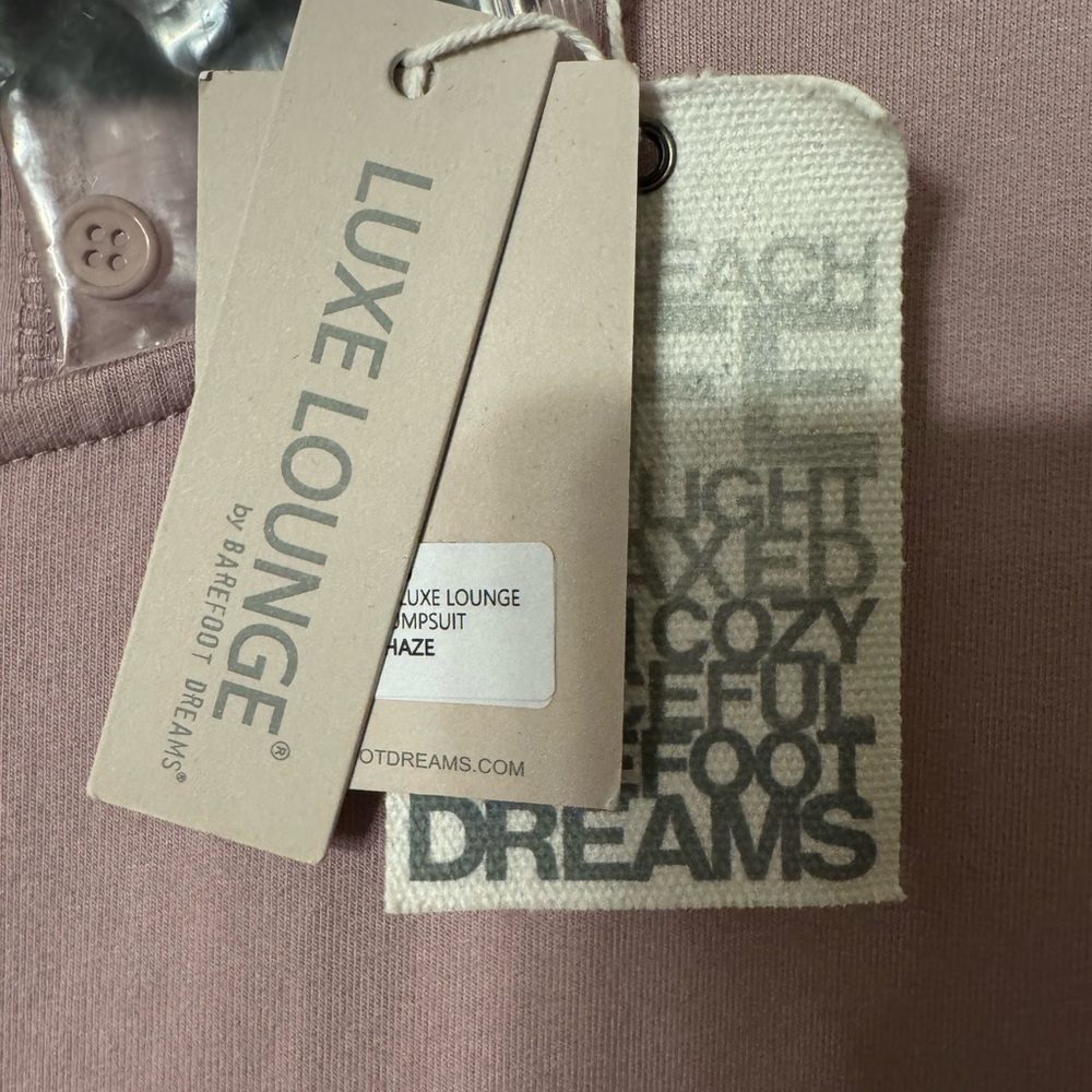 Barefoot Dreams Tall Malibu Collection Brushed Luxe Lounge Jumpsuit NWT ST - Picture 4 of 6